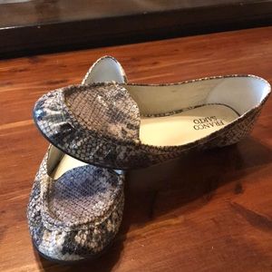 Franco Sarto Women’s Snake Print Loafers 8